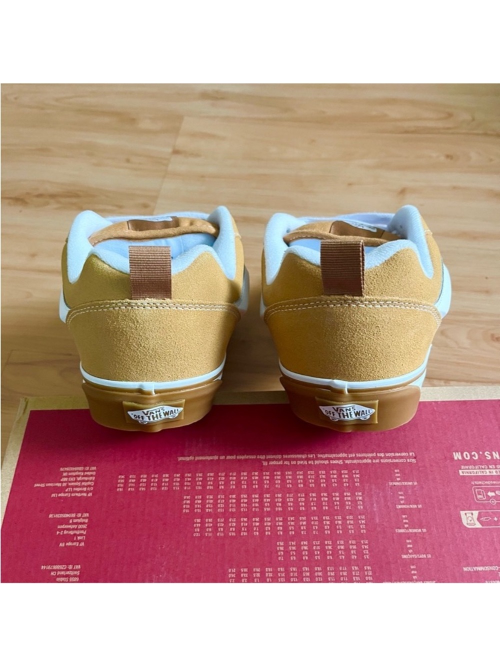 Vans Knu Skool Gum Bumper Honey Yellow Women 10.0 US - Picture 7 of 9